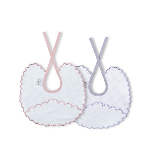 [R3 R-77] PACK 2 BABEROS R3 R-77 ROSA-GRIS INTERBABY