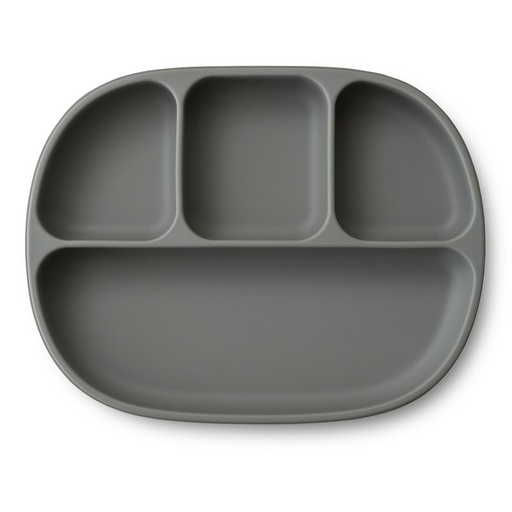 [SI008-76] PLATO MAS TAPA SILICONA SI008-76 GRIS PETROLEO INTERBABY