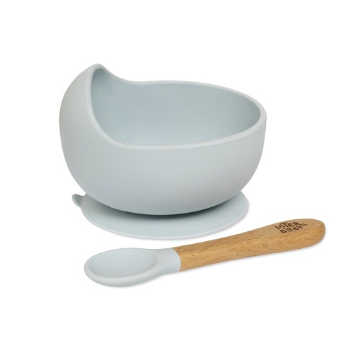 [SI001-73] CUENCO SILICONA SI001-73 AZUL GRISACEO INTERBABY