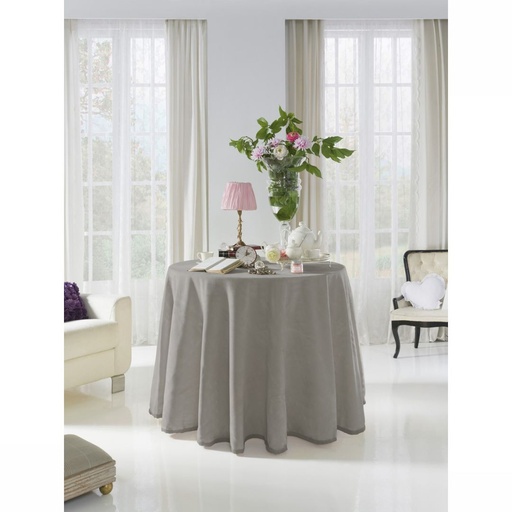 FALDA DE CAMILLA TERCIOPELO A4047 GRIS PIELSA