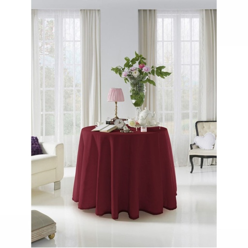 FALDA DE CAMILLA TERCIOPELO A4047 GRANATE PIELSA