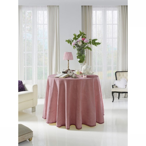 FALDA DE CAMILLA TERCIOPELO A4047 CORAL PIELSA