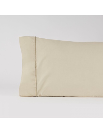 FUNDA DE ALMOHADA 100% ALGODÓN PERCAL 180 HILOS BEIGE DON ALGODÓN