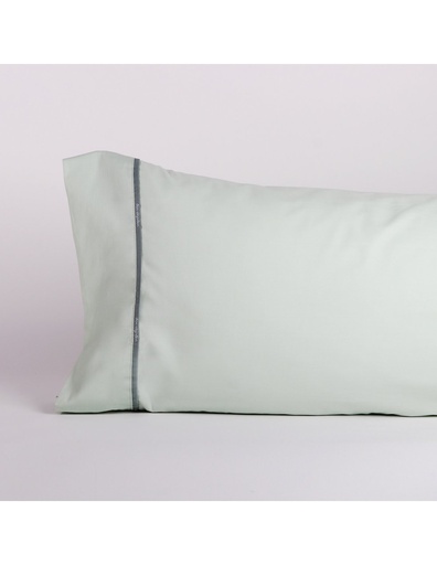 FUNDA DE ALMOHADA 100% ALGODÓN PERCAL 180 HILOS VERDE MAR  DON ALGODON