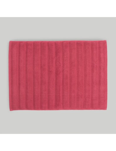 [RIBSVINO] ALFOMBRA BAÑO RIBS VINO 50X70 DON ALGODON