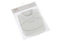 PACK 2 BABEROS PARA BORDAR 8831 BLANCO-GRIS GAMBERRITOS