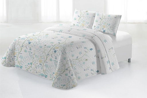 COLCHA BOUTI BESBES AZUL MIRACLE