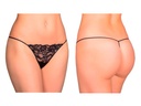 BRAGA TANGA HILO BLONDA FINA ELASTAN TALLA ÚNICA 135 NEGRO NAIARA