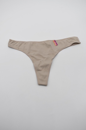[870TIERRA-TU] BRAGA TANGA BAJO LISO PACK 2 ELASTAN TALLA ÚNICA 870 TIERRA NAIARA