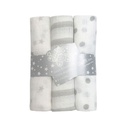 MUSELINA ESTAMPADA ALGODON 702 GRIS DUFFI
