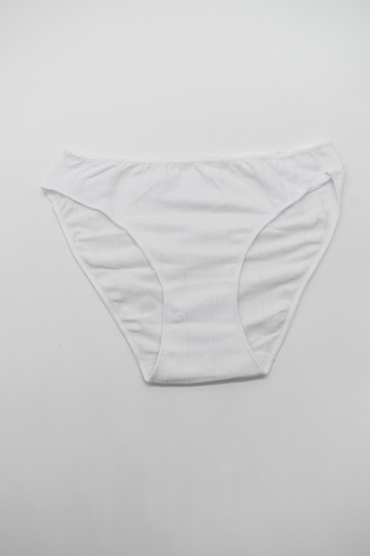 BRAGA BIKINI LISTAS INVISIBLE ALGODON 200 BLANCO NAIARA