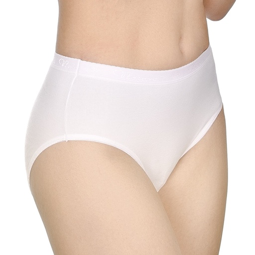BRAGA BIKINI LISO ALGODÓN ELASTAN 206 BLANCO NAIARA