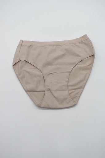 BRAGA BIKINI LISO ALGODÓN ELASTAN 206 TIERRA NAIARA