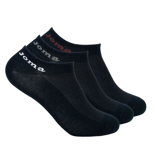 CALCETIN INVISIBLE HOMBRE PACK 3 201807 NEGRO JOMA