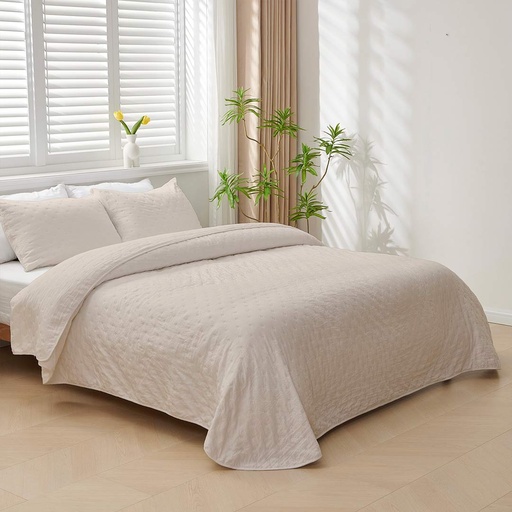 COLCHA BOUTI GRETA GARBO BEIGE ICELANDS