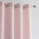 CORTINA RUSTICA LISA CD-5320 ROSA CAMALTEX