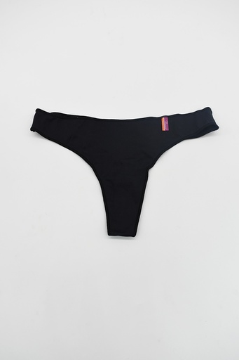 [870TUNEGRO] BRAGA TANGA BAJO LISO PACK 2 ELASTAN TALLA ÚNICA 870 NEGRO NAIARA