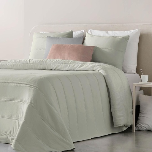 CONFORTER SHERPA HERMES VERDE FUN&amp;DECO