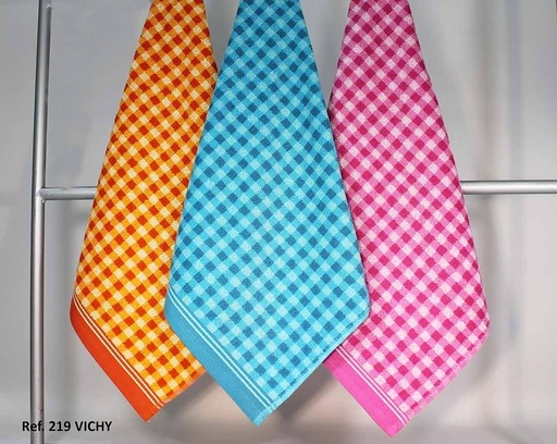 [VICHY219] PAÑO DE COCINA VICHY 219 TROVADOR