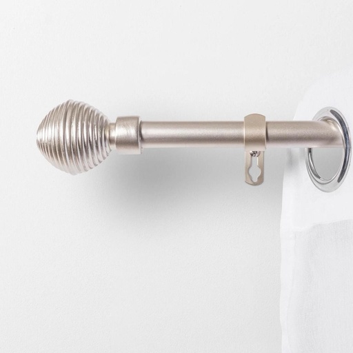 [CLOEACERO-120X210] BARRA CORTINA CLOE ACERO 120X210 EDEN