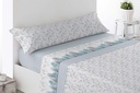 JUEGO DE SABANAS TELA TUDELA GRIS MIRACLE HOME