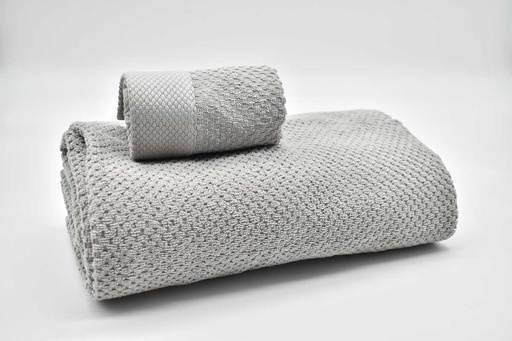 [T3572C-GRIS] JUEGO DE 3 TOALLAS T3572C GRIS VIDAL HOME