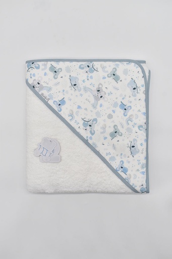 [T-1M1415BLANCO-AZUL] CAPA DE BAÑO T-1M 1415 BLANCO-AZUL 100X100 MARTIFANEL