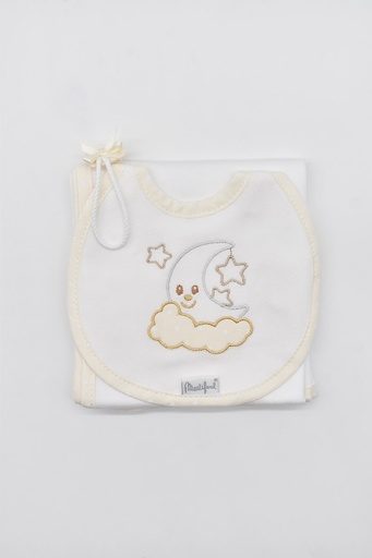[F12BORDBLANCOBEIGE] CONJ. GASA BABERO PORTACH F12 BORD. B/BEIGE MARTIFANEL