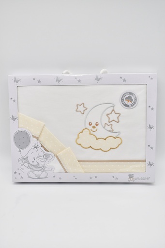 [TRICUNALUNABLANCOBEIGE] TRIPTICO CUNA BORDADO LUNA BLANCO-BEIGE MARTIFANEL