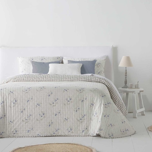 COLCHA BOUTI IM AURORA AZUL FUN&amp;DECO