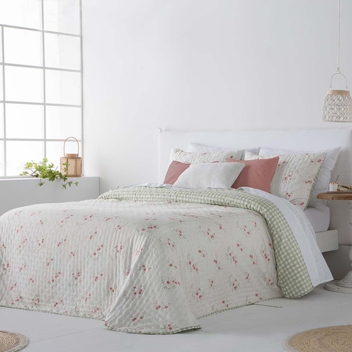 COLCHA BOUTI IM AURORA CORAL FUN&amp;DECO