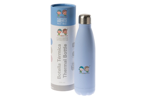 [10579-AZUL] BOTELLA TÉRMICA 10579 500ML AZUL GAMBERRITOS