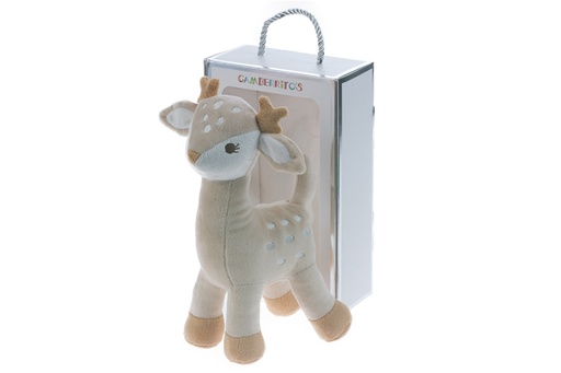 [10776-BEIGE] MUÑECO SONAJERO 10776 BEIGE GAMBERRITOS