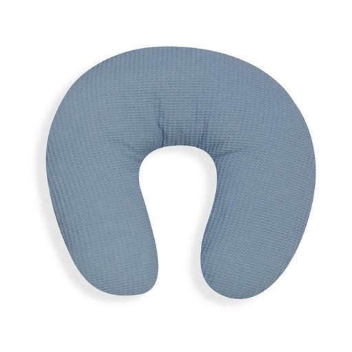 [D0981-59] ALMOHADA LACTANCIA ASTRID/VIGGO 65X55 PETROLEO DON ALGODON