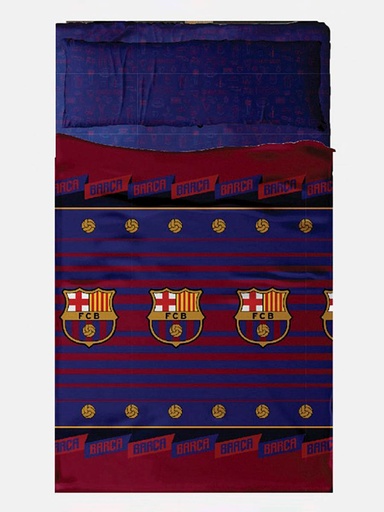 JUEGO DE SABANAS F.C. BARCELONA 4 ASDITEX