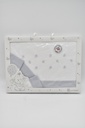 TRIPTICO CUNA BORDADO CHUPETES BLANCO-GRIS MARTIFANEL