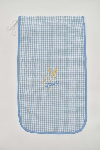 [BOLSAPANVICHY-CELESTE] BOLSA PAN BORDADA CELESTE VICHY SC
