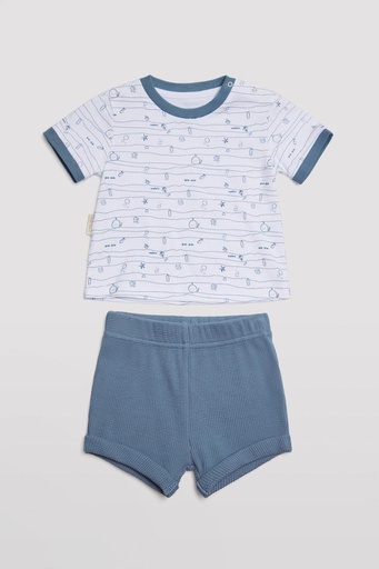 CONJUNTO BEBÉ MANGA CORTA 25532 YSABEL MORA