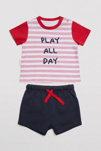 CONJUNTO BEBÉ MANGA CORTA 25543 YSABEL MORA