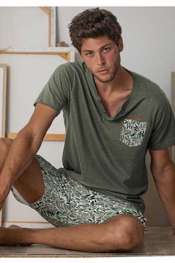 PIJAMA HOMBRE 62148 CAQUI LOIS
