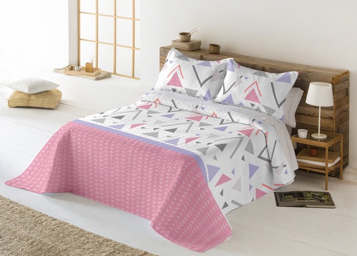 COLCHA BOUTI PRISTINA ROSA MIRACLE