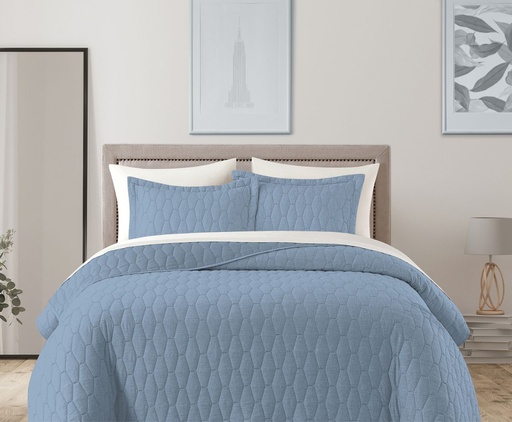COLCHA BOUTI AVA GARDNER AZUL ICELANDS