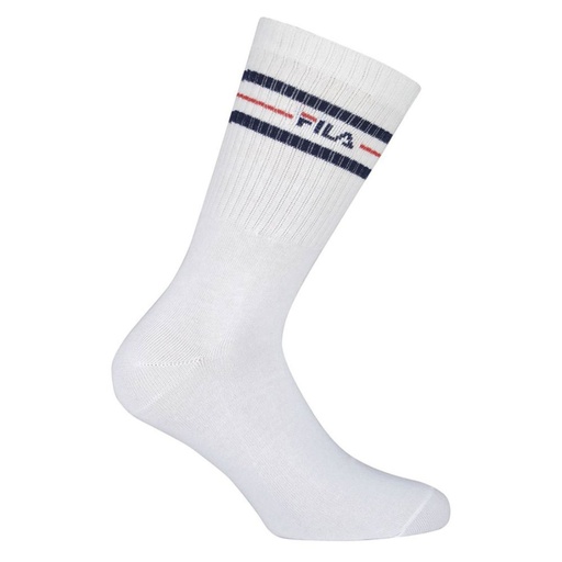 PACK 3 CALCETINES ALTOS UNISEX F9092 BLANCO FILA