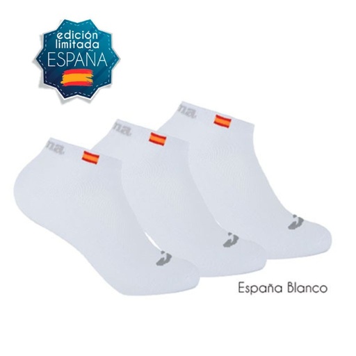 CALCETIN TOBILLERO HOMBRE PACK 3 JS9923ESP BLANCO JOMA
