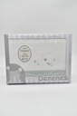 TRIPTICO CUNA TELA LIBELULAS BLANCO-VERDE DENENES