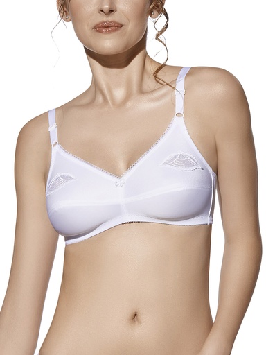SUJETADOR FLOR B BLANCO SELENE
