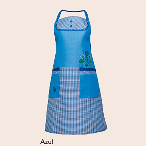 [61409AZUL] DELANTAL 61409 70X80 AZUL BH TEXTIL