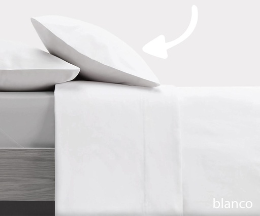 FUNDA ALMOHADA LISA BLANCO VIDAL HOME