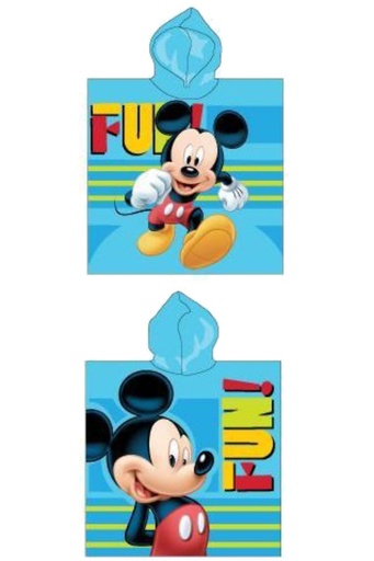 [190164] PONCHO MICKEY 2 190164 AZUL 50X100