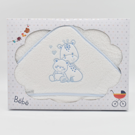 [T-1MKCX-BLAZUL] CAPA DE BAÑO T-1M K CX 100X100 BLANCO-AZUL MARTIFANEL